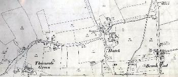 Brook End Hatch and Thorncote in 1901